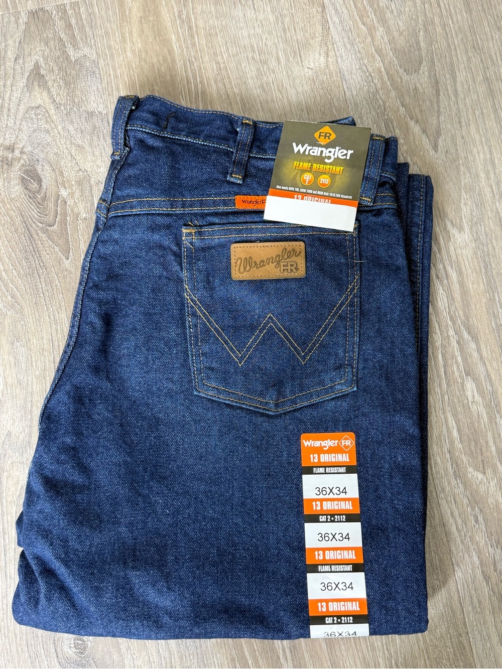 NEW Wrangler FR Flame Resistant Work Jeans 36x34